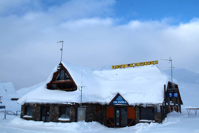 La nieve continúa estando presente en Baqueira Beret