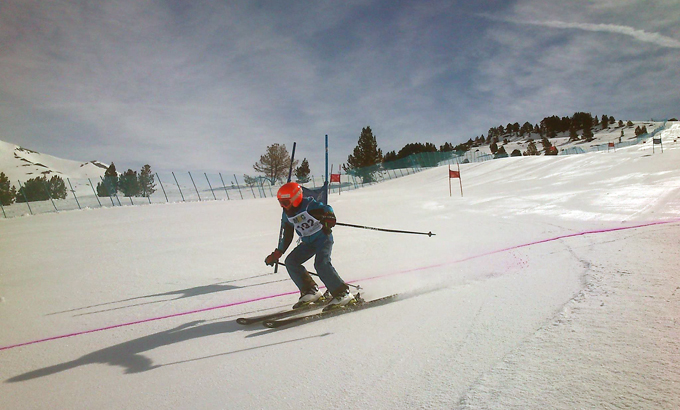 Course finale de la saison de ski Camp