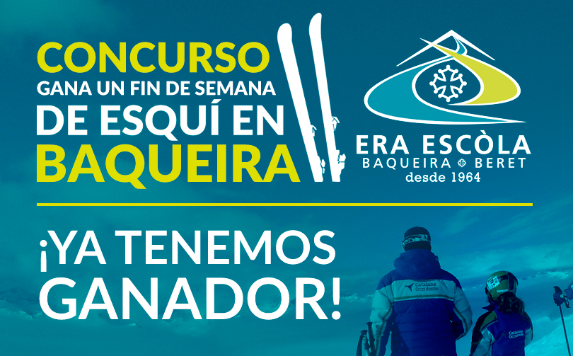 Already we have winner of the Contest “Gana un fin de semana de esquí en Baqueira”