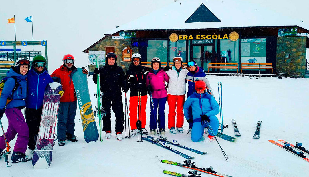 Un día de esquí en familia en Baqueira Beret